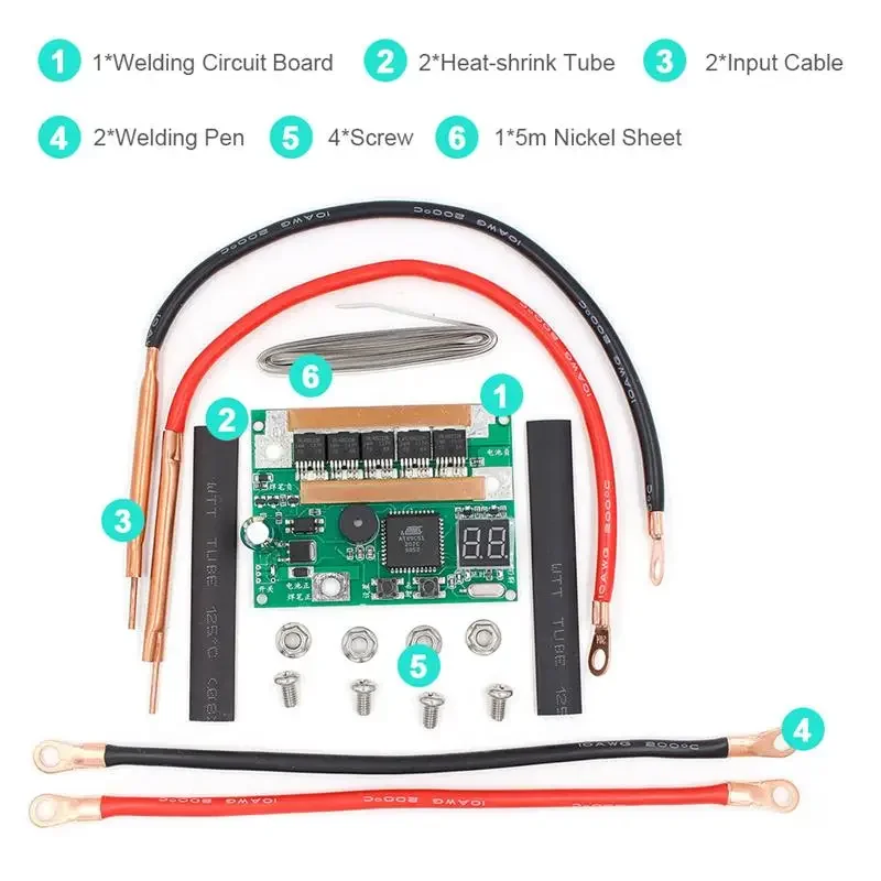 

Spot Welding Machine Pen Device Control Panel Portable Spot Welding Circuit Board Welder Pen PCB For 18650 Battery