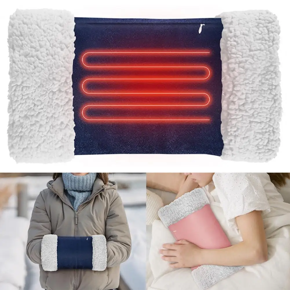 

Electric Heating Handwarmer Low Power USB Plug Play Waterless Good Heat Retention Foldable Padded Thicken Warmer Bag For Office