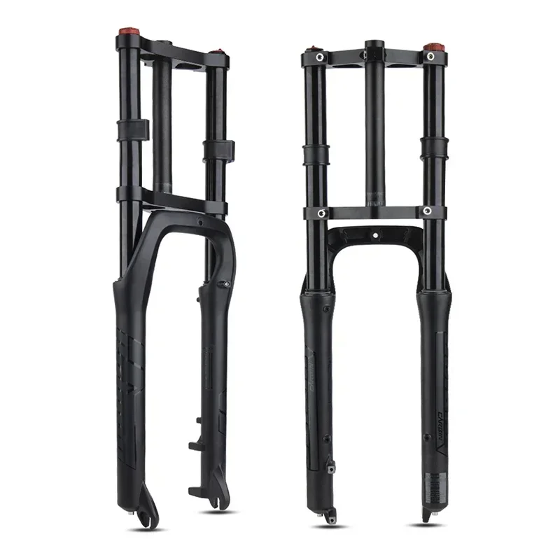 Description Picture 4 of itemBolany 20 26 fat bike front fork double shoulder fat tire suspension fork 26x4 20x4 inches air fork snow electric bicycle forks
