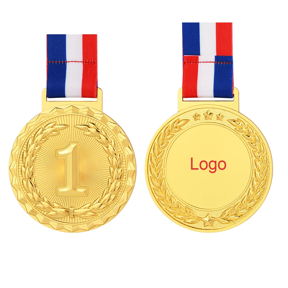 65mm Blank Medals For Any Competition Gold Silver Award Medal With Good Ribbon Children's Medals Winner Reward Encourage Badge award medals