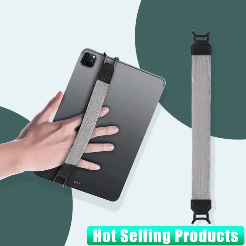 Tablet Stand Holder for iPad 9.7 10.5 inch Generic Hand Strap Leather Handle Grip Security For iPad/Xiaomi/Samsung
