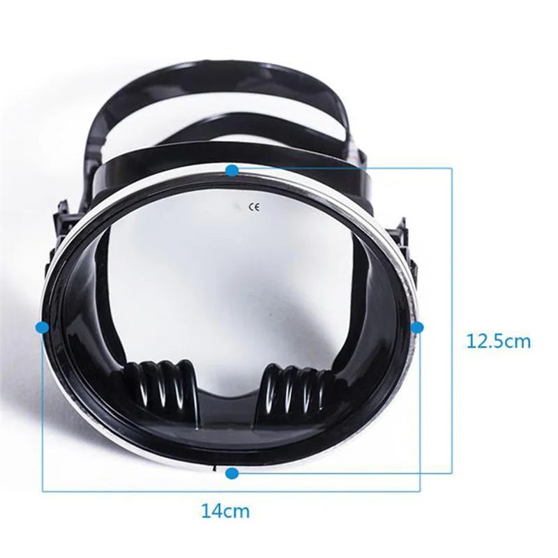 Hd Diving Glasses Goggles Toughened Glass Lenses Stainless Steel Fishing Goggles Adult Diving Equipment 3