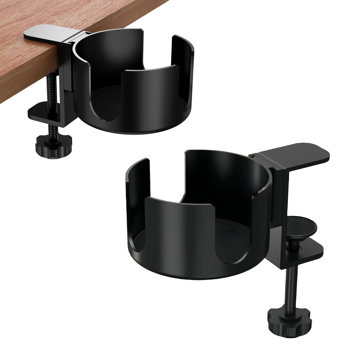 Desk Cup Holder Clamp Water Bottles Holder Coffee Cups For Desk Or Table Cup Tumbler Holders