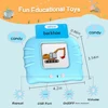 Early Montessori Educational Toys Talking Flash Cards Learning Talking Language English Electronic Audio Book Toy Children Gifts 3