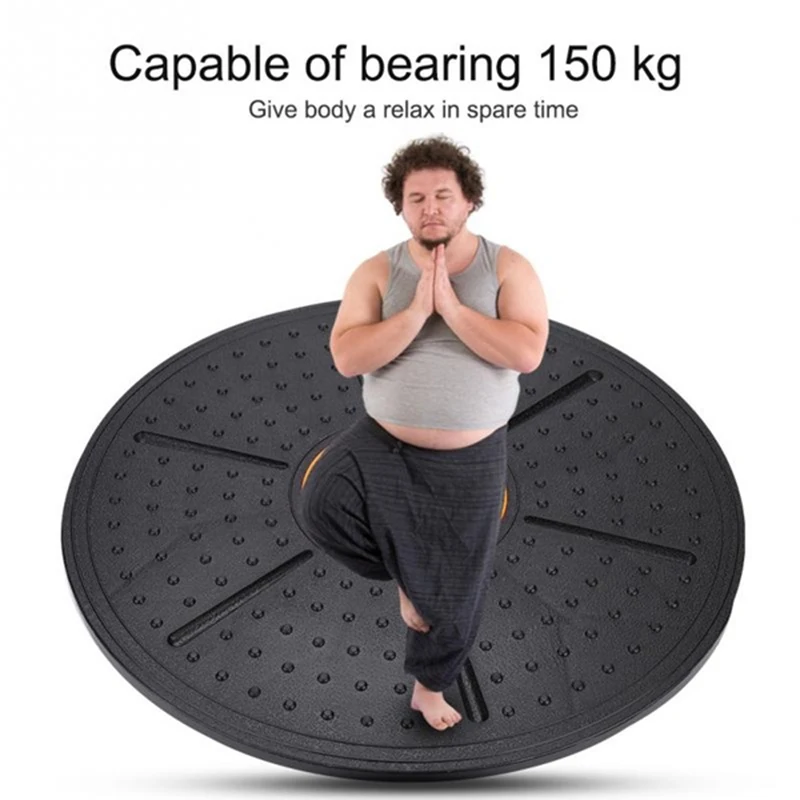 Yoga Balance Board Disc Round Waist Twister 360 Degree Rotation Exerciser Fitness Equipment Children Adult Waist Twisting Plate