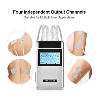 15 Modes TENS EMS Therapy Digital Electric Muscle Stimulator Massager With Electrode Pads For Body Shoulder Back Massage Machine 2