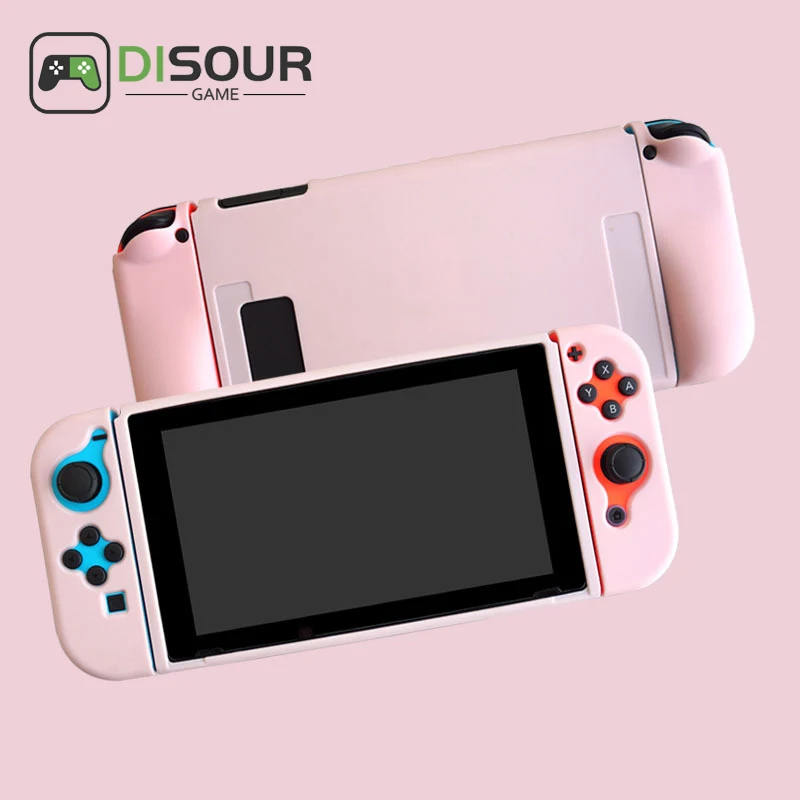 

DISOUR Soft TPU Protective Case for Nintendo Switch JoyCons Shell Split Console Case Full Cover for Switch NS Accessories