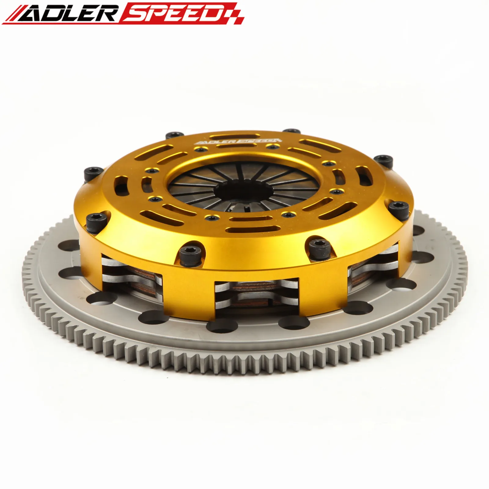 Adlerspeed Racing Kit Frizione Twin Disc Per 90-92 Plymouth Laser Rs Turbo 2.0L Fwd 6-Bolt Medium Wt