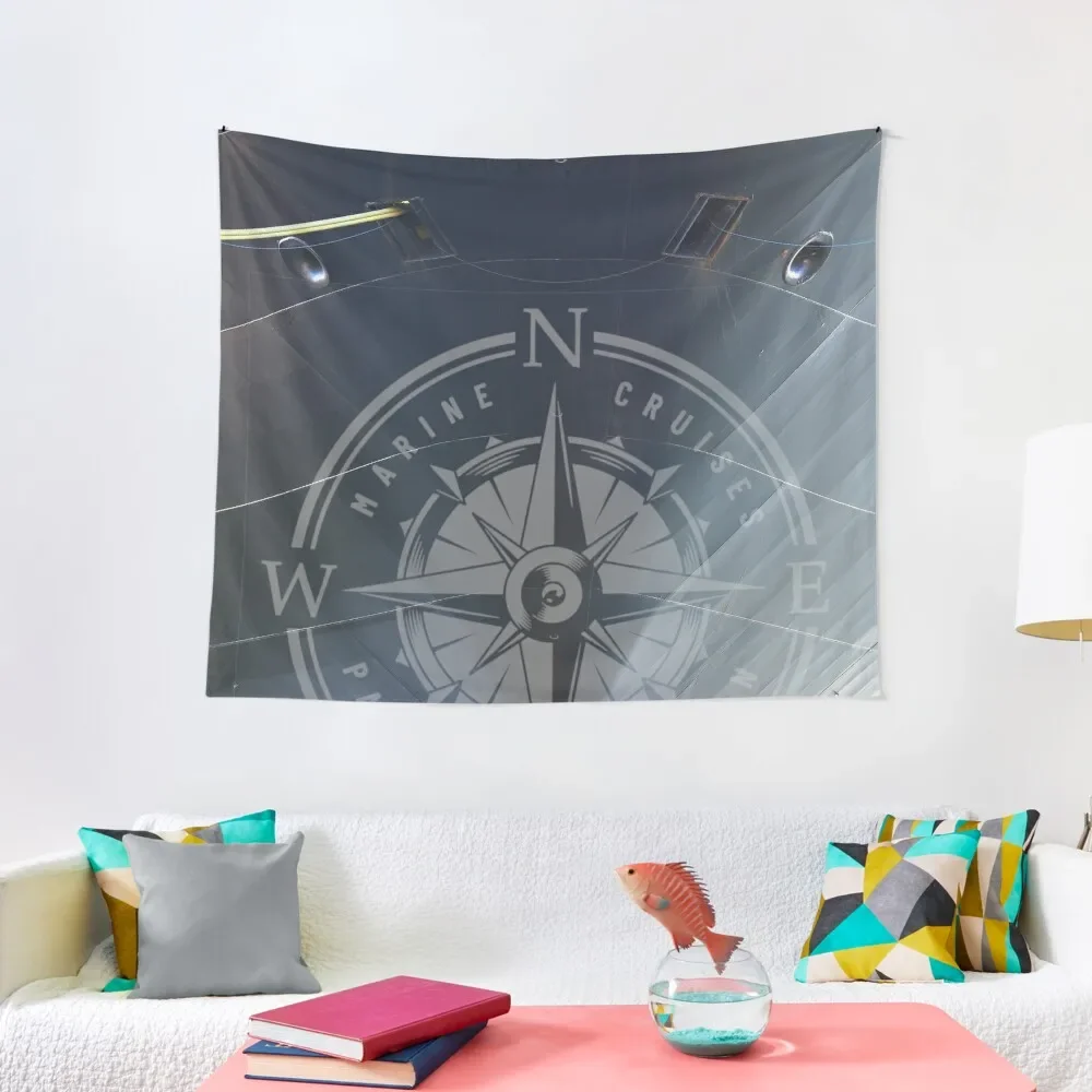 

Compass and Bow Tapestry Wall Tapestries Decoration For Rooms Tapestry
