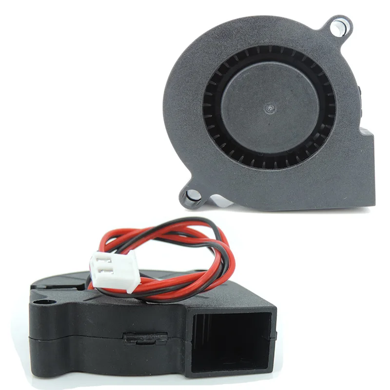3pcs/lot DC 5V 12V 24V 50MM 5015 DIY Air Outlet volume turbo blower cooling fan Projector Accessories