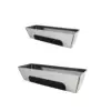 with Anti Slip Pad Mud Board Manual Tool Heavy Duty Leakproof Rustproof Nonslip Mud Pan Drywall Mud Pan for Woodworking DIY 2