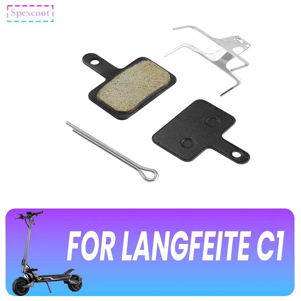Brake Pads for LANGFEITE C1 Electric Scooter Metal Disc Brake Pad Replacement Parts Durable High Performance