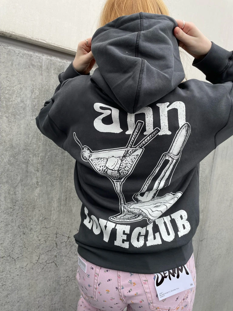 

Wine Glass Pattern Sweatshirt Tops Women Autumn Winter Vintage Cotton Loose Hoodies Female Gray Hooded Pullovers Sweatshirts