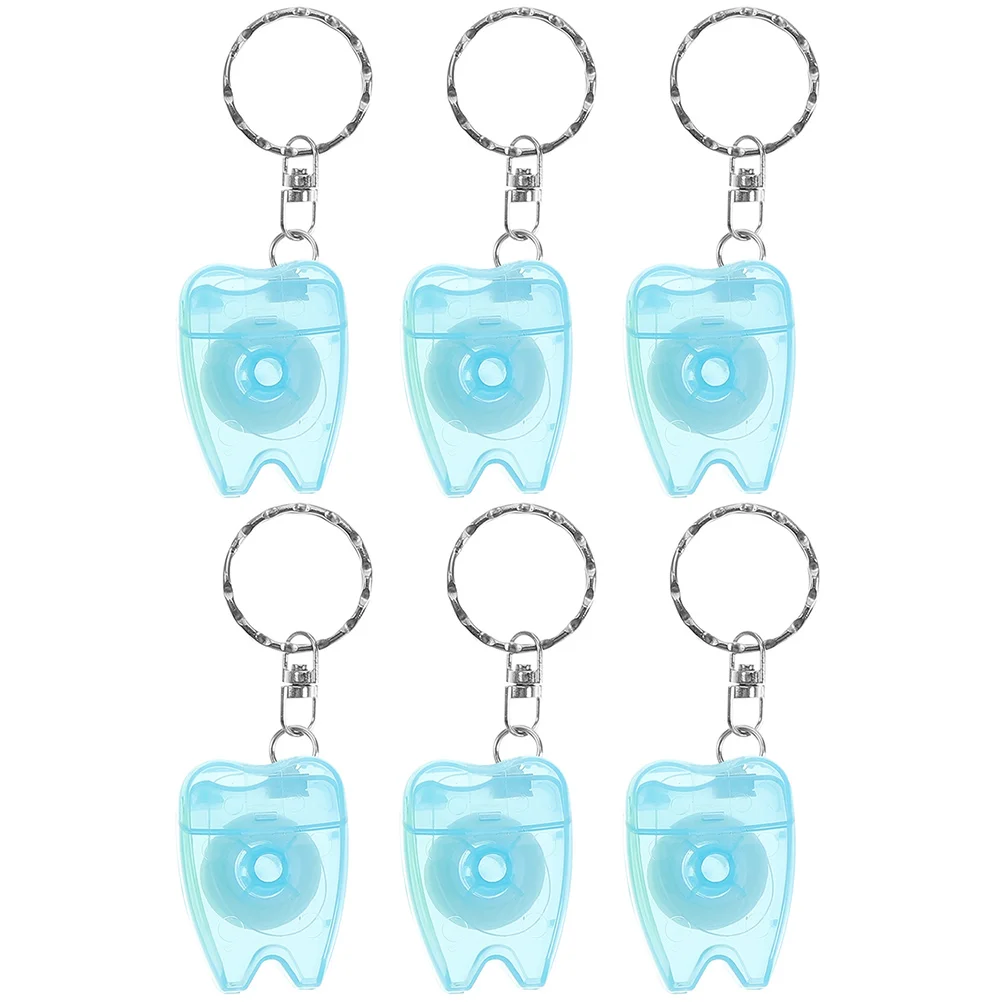 

Keychain Floss Portable Dental Floss Picks Keychain Floss Picks Floss Box With Key Ring Toothpick Floss Picks