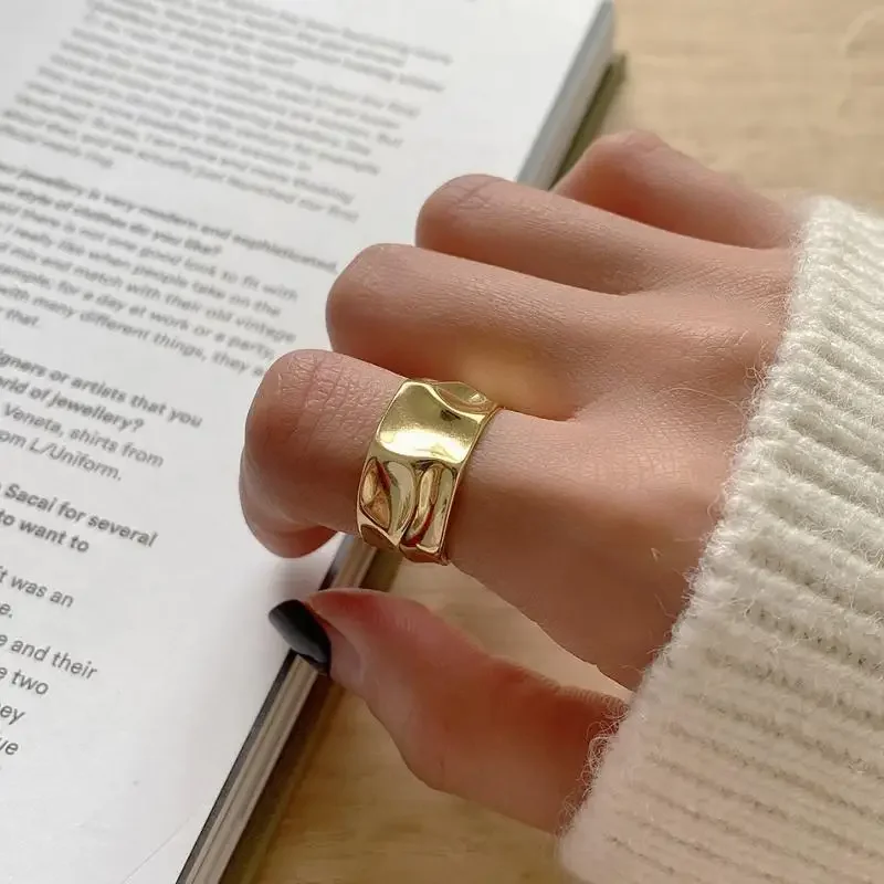 Finger Ring Korean Style For Man Women Elegant Jewelry Valentine's Day Gift Wedding Trend