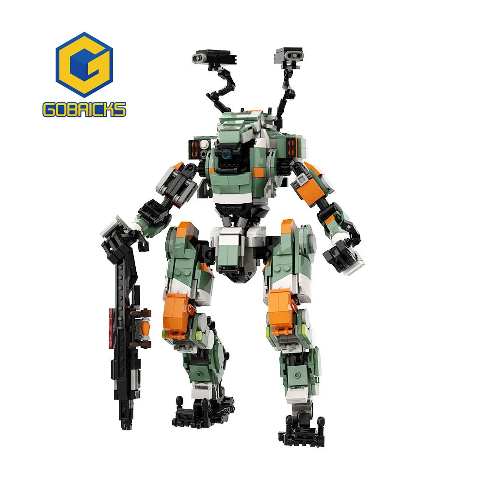 Moc Vanguard-Class Titan Da Titanfall 2 Building Blocks Creative Expert Mecha Game Bt-7274 Mattoni Giocattoli Bambino Esperto Robot