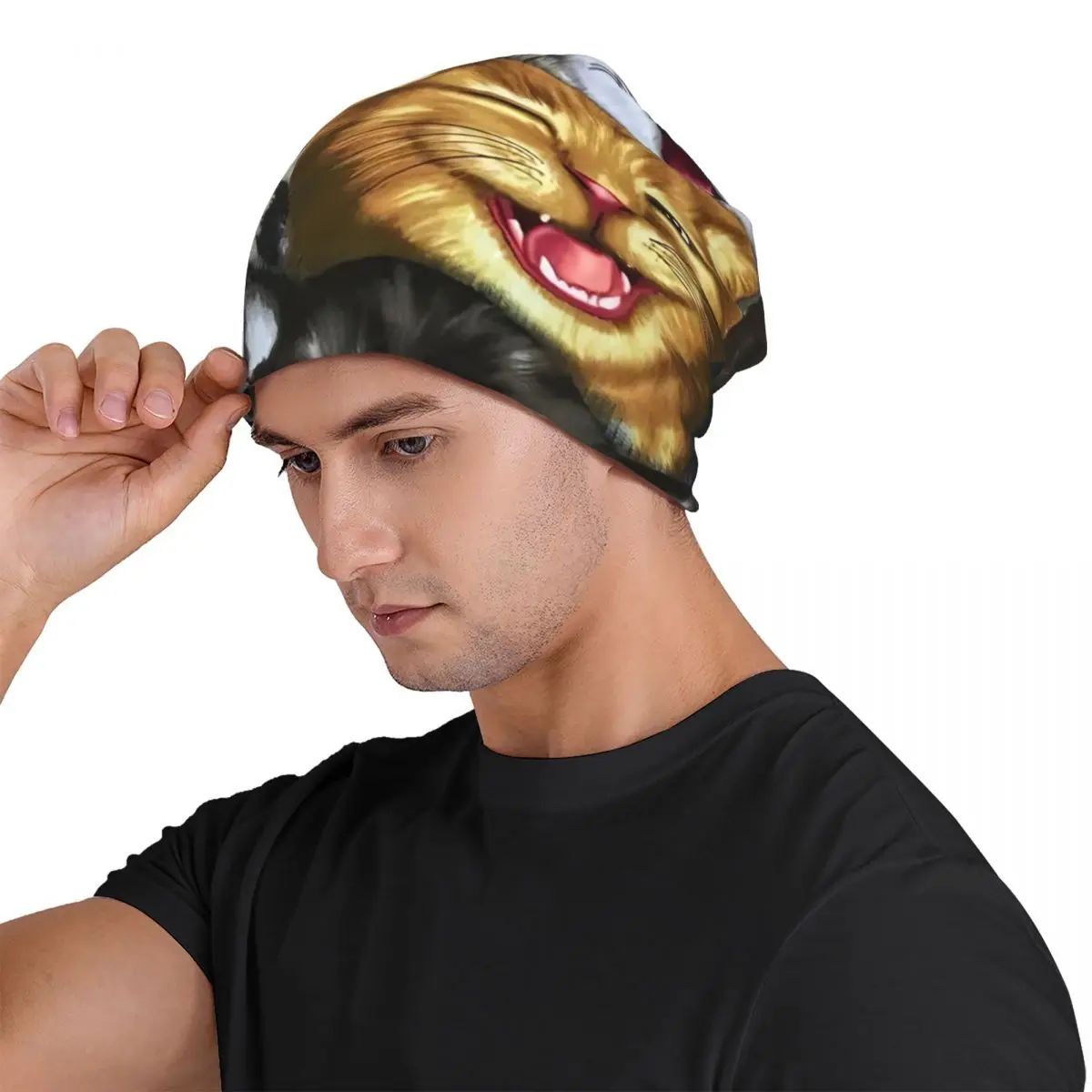 Рисунок 2 - Комикс, Милая зимняя вязаная шапка с рисунком кота