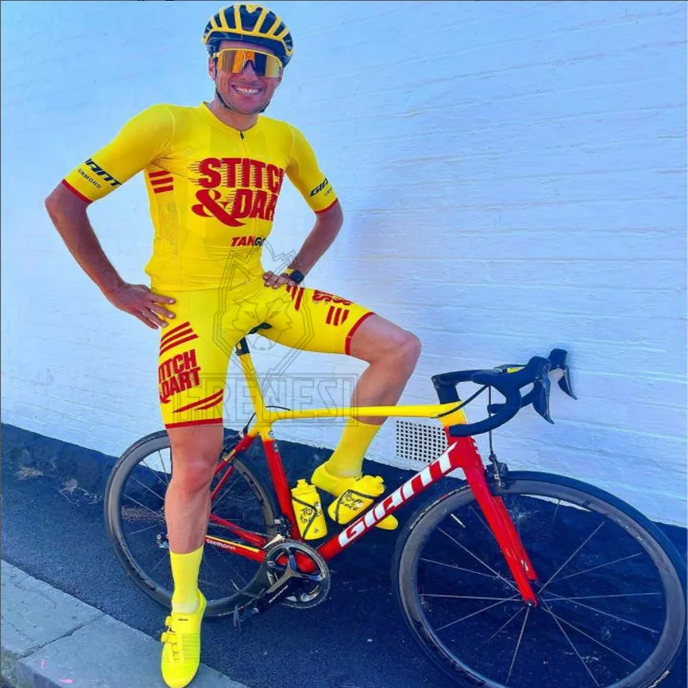 

Stitch An Dart Cycling Jersey Men's Bike Enduro Short Shirt Mountain Clothing Camisa De Time Maillot Ciclismo Bicycle Undershirt