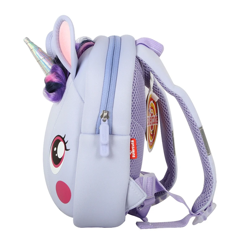 Baby Girl Backpack Toddler Girl Backpack 3D Unicorn Cartoon Travel Pre School Bag for Kid Backpacks with Safety Leash 1-5 Years
