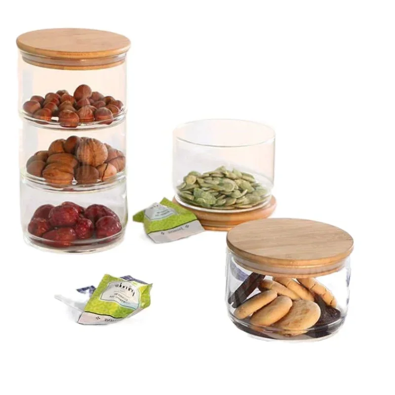 

Sealed Salad Combination Fruit Food Kitchen Container Storage Bowl Box Jar Vegetable Creative Coffee Stackable Bean