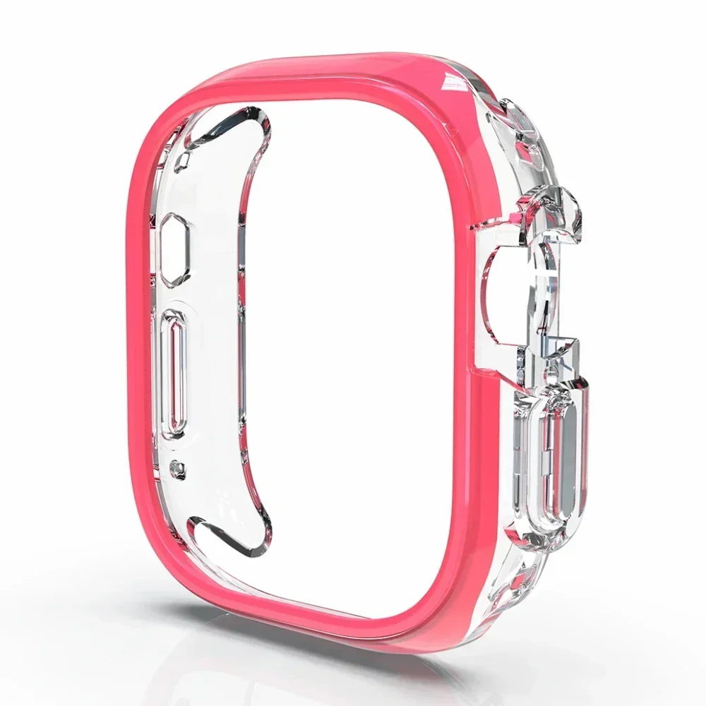 Durable PC+TPU Protective Cover for Apple Watch with Screen Protector