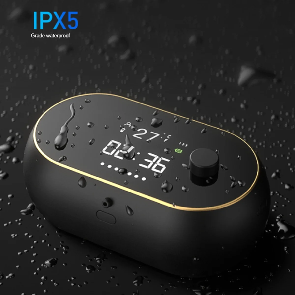 새로운 자동 비누 디스펜서 벽 마운트 충전식 LED 디스플레이 젤 비누 디스펜서 주방 욕실 블랙