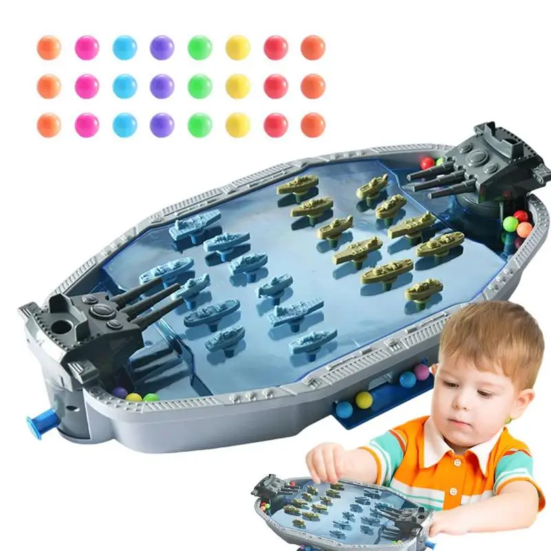 

Children Catapult Marble Toy Catapult Battle Board Play Parent-child Double Game Machine Educational 2-player Battle Table Games