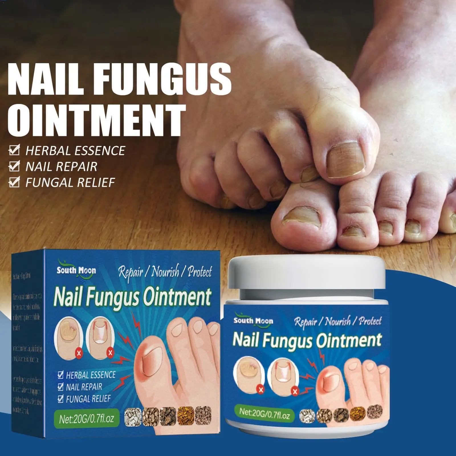 20g Nail Fungus Cream Toenail Fungus Remover Treatment Care Infection