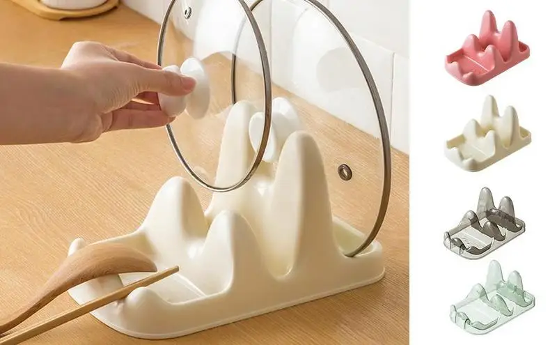 

Многофункциональный держатель для разделочной доски, держатель для крышки ложки, подставка для ложки, кухонный органайзер, стойка для лопаточки, держатель для ложки, подставка для кухни