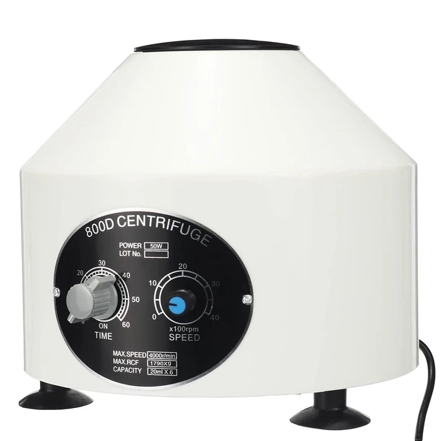 Mini Centrifugeuse Électrique de 220V 800D, Machine de Laboratoire