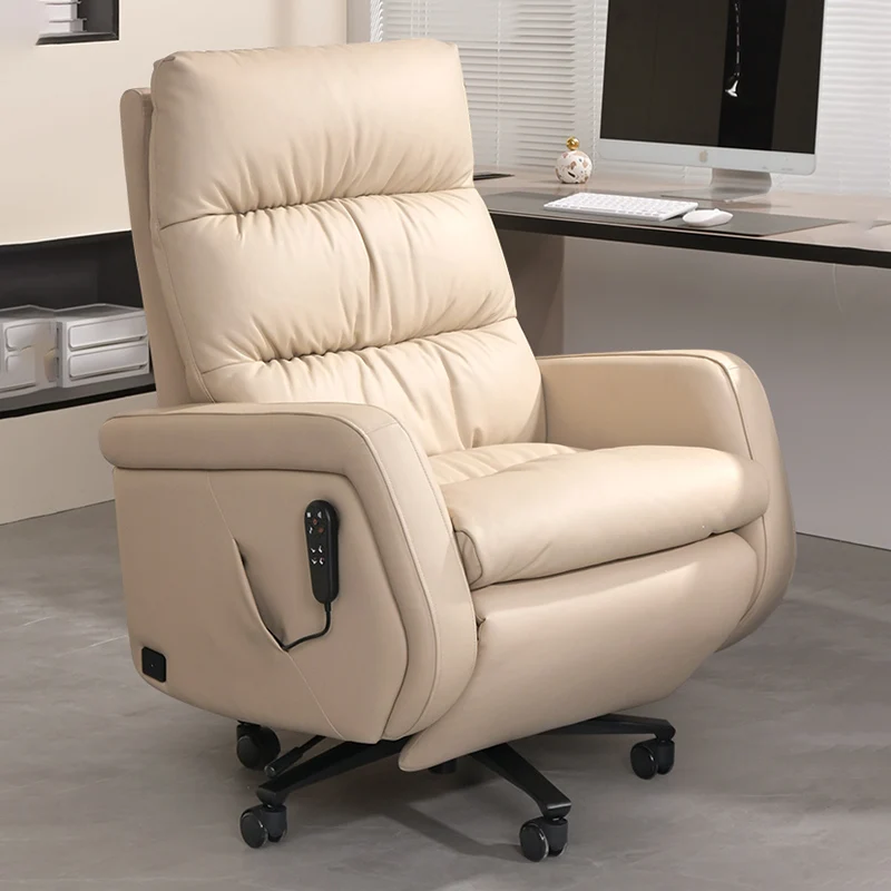 Lounge Puff Seat Comfortable Office Chairs Cushion Ergonomic Cushions  Leather Office Chairs Vanity Cadeira Computer Chair SY50OC