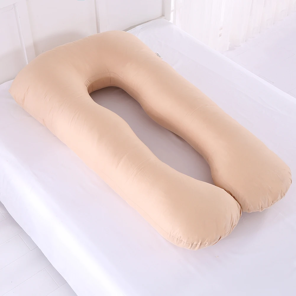 Multifunction Maternity Pillow Case Pure Cotton Cover U-Type for Pregnancy Women