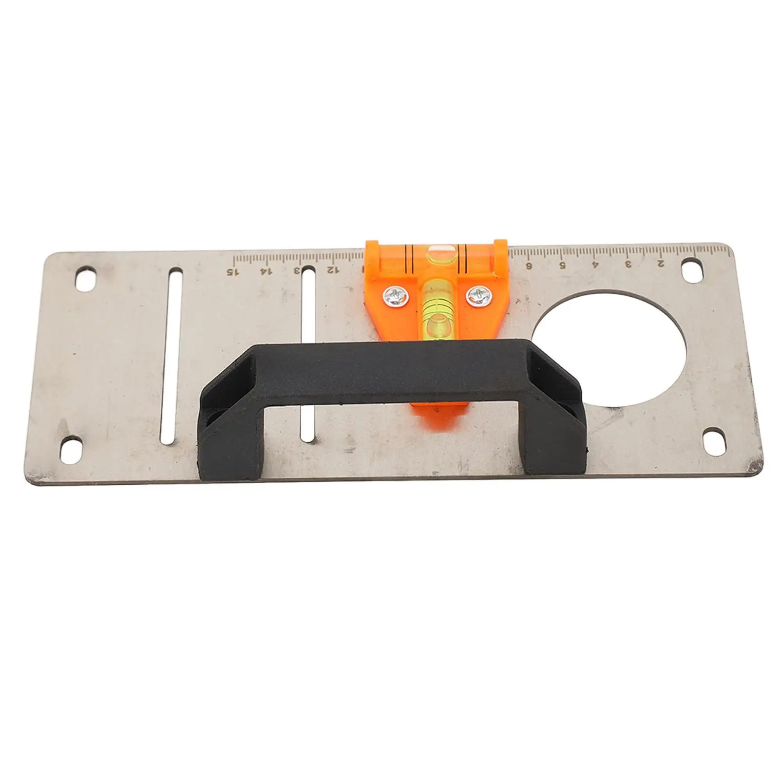 Stainless Steel Level Measuring Ruler Construction Tool Marking Positioning Slot Template