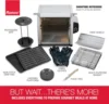 Series Rotisserie Oven, Digital Display, 12-Pound Capacity, Auto Shutoff, Includes Rotisserie Spit, Multi-Purpose Basket, 3 Cook 6