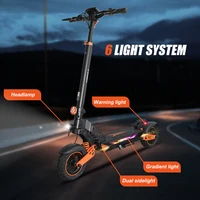 Trottinette électrique pour adultes KEPOW, batterie 48V 20Ah, moteur 1000W, vitesse maximale de 50 km/h, pneus tout-terrain de 10 pouces, trottinettes électriques, autonomie de 50 à 70 km, modèle EScooter K2MAX 1