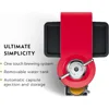 1100 Ml Espresso Coffee Maker Coffee and Espresso Machine With Milk Frother Shiny Red Makers Capsules Capsule Italian Kitchen 2
