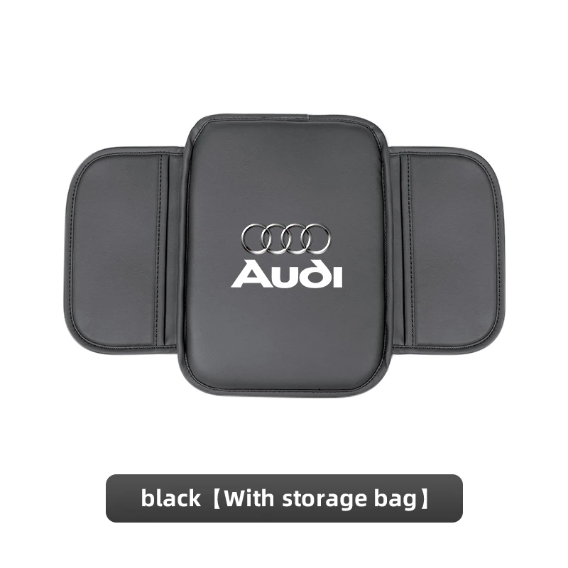 Premium Leather Car Armrest Box Pad - Luxury Auto Accessory