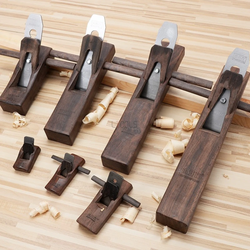 

Black Woodworking Hand Planer Ebony Smooth Planer Furniture Handmade Trimming Tools Carpenter Woodcraft DIY Wood Planer