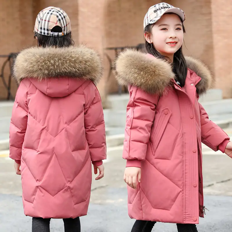 Down Jacket Children Jackets Girls Coat Winter Parka Outerwear