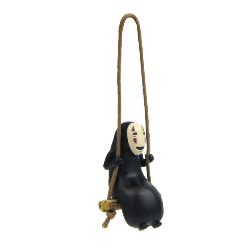 Cute Anime Car Ornaments Faceless Male Car Pendant Rearview Mirror Pendant Birthday Gift Auto Decoraction Accessories