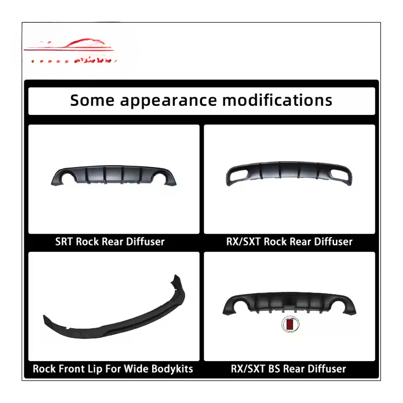 SAAR Compatible with 2021 Dodge Charger Widebody Body Kit Front and Rear Bumpers Hood