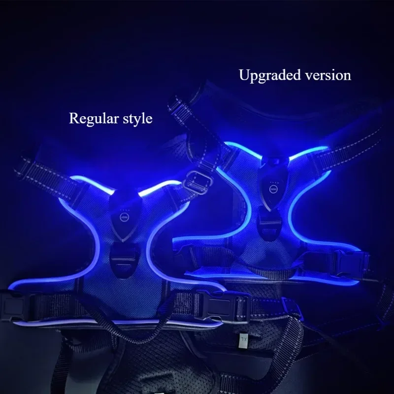 LED Light Up Dog Chest Harness Vest 4