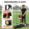52CC 2-Stroke Garden Tree Digger Gasoline Excavator Tree Planting Shovel Rock Tree Digging Drilling Machine 1900W 1