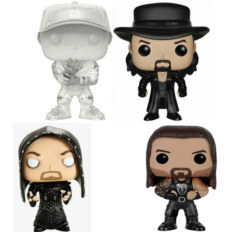 Funko Pop Undertaber #08 #69 Lee #12 #77 Roman Overs #23 John Cena #59 Action Figure Collection Model Toys For Children Gifts