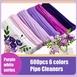 Vibrant Flower Creation Arts & Craft Kit - 600 - Piece Set (6 purple color)