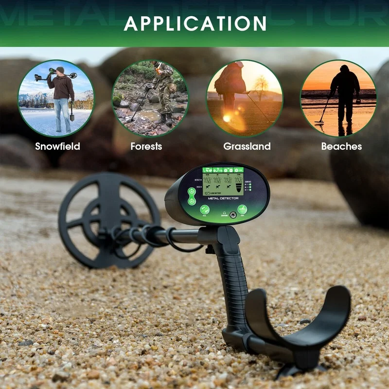 Metal Detector Underground GT620G High Sensitivity Liquid Crystal Professional Gold Hunter Circuit Waterproof Coil