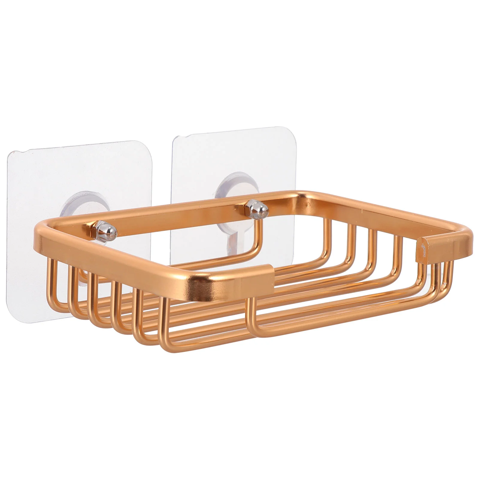 

Wall Mounted Soap Dish Drainage Pipe Water Organizer Rack Tray Bathroom Holder No Trace Stickers Container with Child