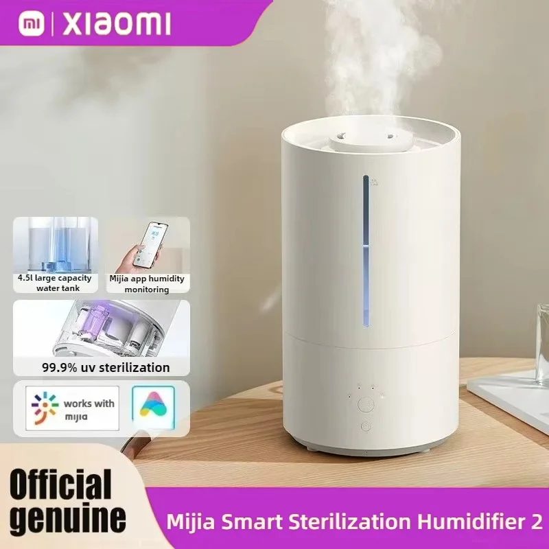 Xiaomi Smart Humidifier With UV-C Sterilization - 4.1-6L Tank, App Control, For Rooms Up To 40m²
