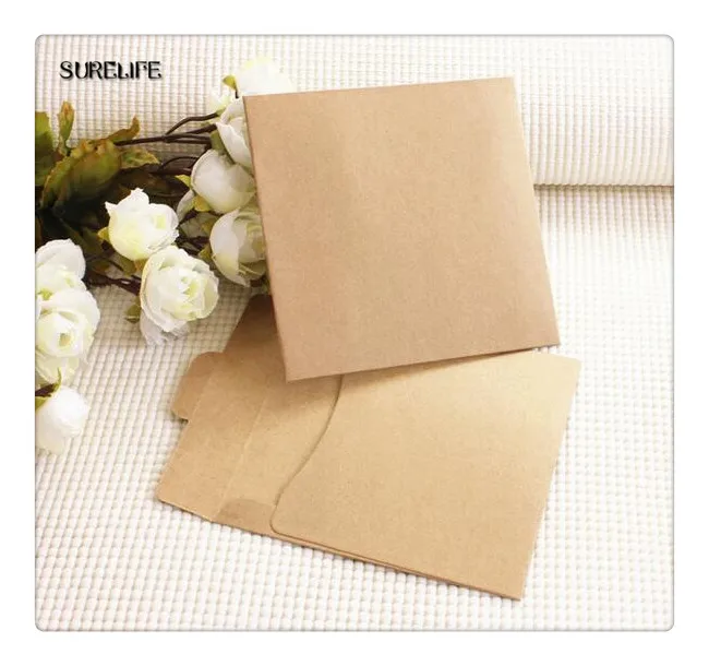 10Pcs/New 24*18*0.7cm Postcard Photo Gift Box 3 Colors Kraft Paper Envelope  Bag With Ribbon Scarf CD DVD Packaging Box - AliExpress