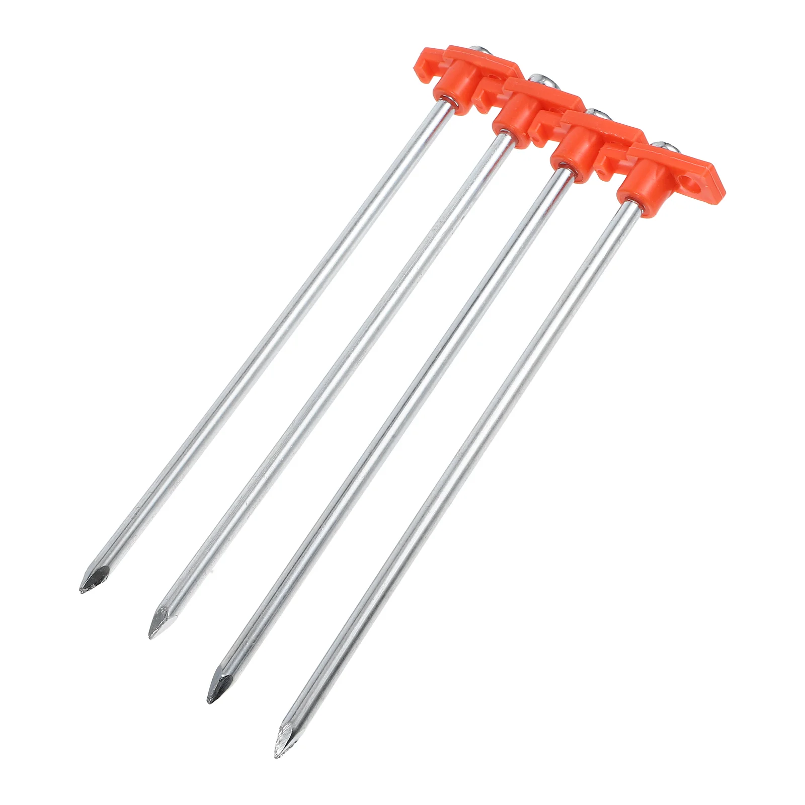 

4 Pcs Tent Stakes Beach Tents for Pegs Metal Ground Gardening Tarp Outdoor Decorations